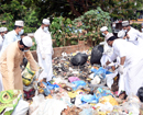 Bantwal: Madrasa teachers display civic sense by clearing heap of garbage at Farangipet